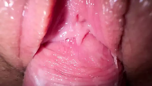 Genç üvey kız kardeşle yakın çekim sikiş, sıkı kremsi amcık