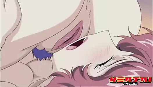 Hentai - en iyi arkadaşını ona ve erkek arkadaşına tutkularıyla katılmaya davet ediyor