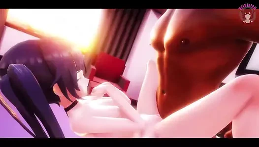 Genshin impact - mona - seksi misyoner