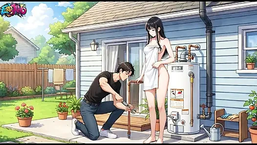 Kız Arkadaşımın Kız Kardeşiyle (19) Hentai Anime Izlerken Onunla Yattım