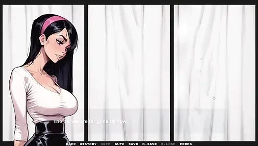 My New Girlfriend [ Taboo Hentai Game ] Ep.35 My GF Likes to Show Her Latex Panties to Older Man!