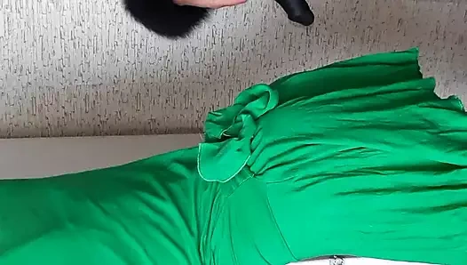 Hizmetçimi kıyafetlerimi çıkarmadan mutfakta siktim - lesbian-candys