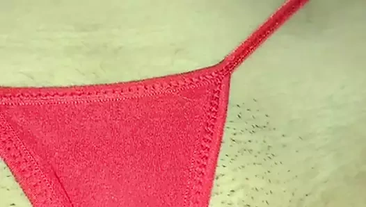 I sneak into my neighbor's room and catch her in her underwear and touch her all over. Real homemade video. Natural tits, tight