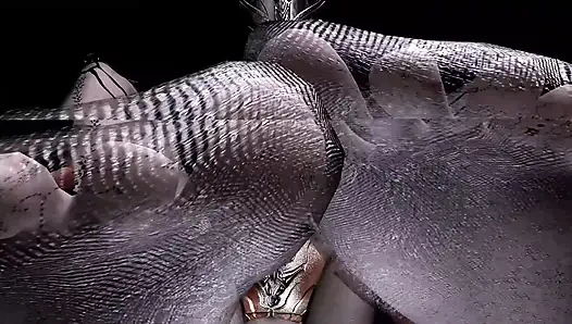 3 boyutlu sevimli kostümlü sürtük büyük yarakla aldatıyor