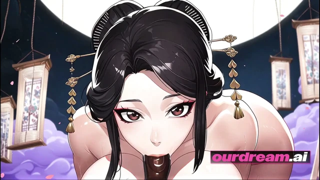 ourdream - İpek Üzerinde Bulutların Üstünde Göksel Anime Tanrıçası, POV İçeri Boşalma Finali