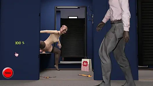 Sapık yapımcı 6: cliair'in soyunma odası dildoya binme orgazmı