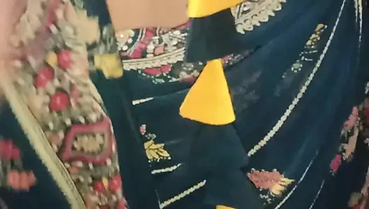 Beautiful Bhabhi in the village kitchen, left as a horse