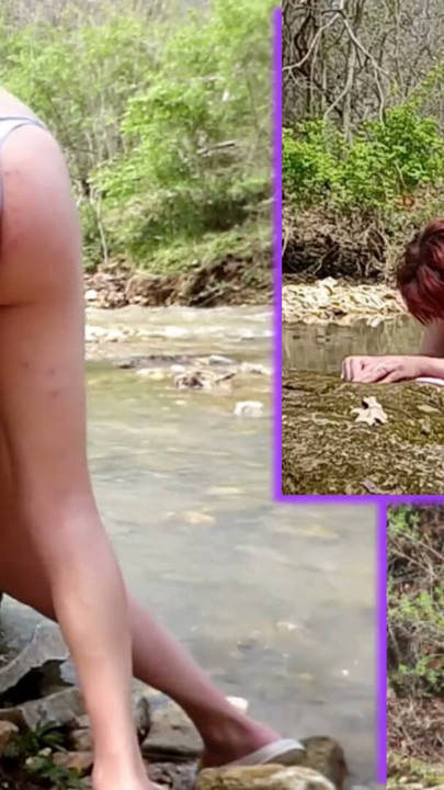 Transbian Özel Deresinde Vahşi Açık Hava Macerası! SICAK ANAL Doğa Sikme Sahnesi XXX | Bölüm 3