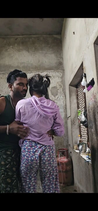 Desi village beautiful sali  doggy style painful sex in kitchen