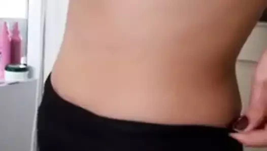 amatör kız üzerinde cam