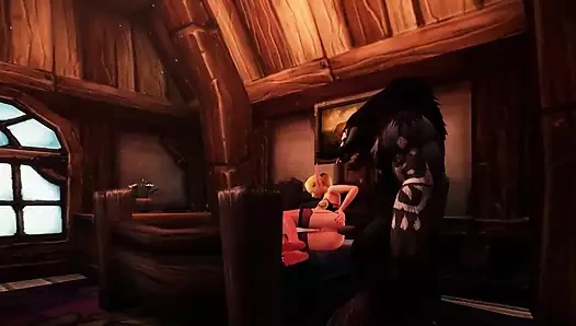 Canavar yarak anal warcraft parodisi