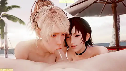 Son fantezi xv ff15 - plaj partisi grup seks 2024 tam renk not verme wm (ses yok) lazyprocrast animasyon 3d hentai