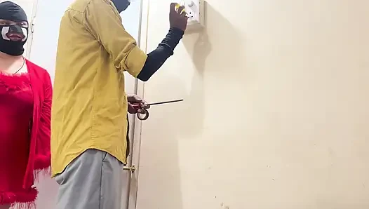 Electrician fucked house owner