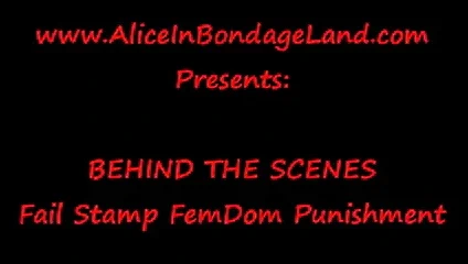 Başarısız damga femdom aşağılama ıslah teknisyeni metresi