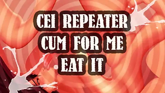 Sadece ses - cei tekrarlayıcı benim için boşal ve onu ye kadın kılıklı