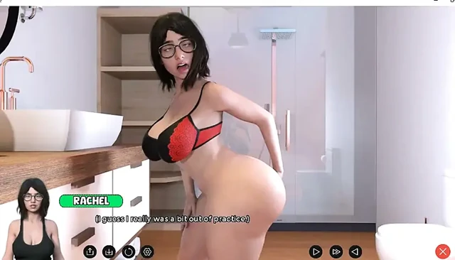 Miras - oyun - rol yapma - büyük götlü genç kız göt deliğine büyük dildo sokuyor
