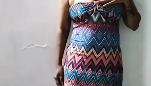 Hot desi bhabhi undressing herself