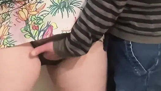 Petite Pussy Under Dress Perv in Subway