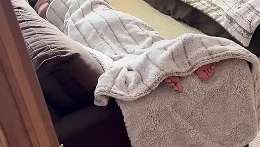 Sneaking Up On Your Step Sisters Soft, Perfect, Gorgeous Wrinkled Soles While She Takes a Nap (Preview)