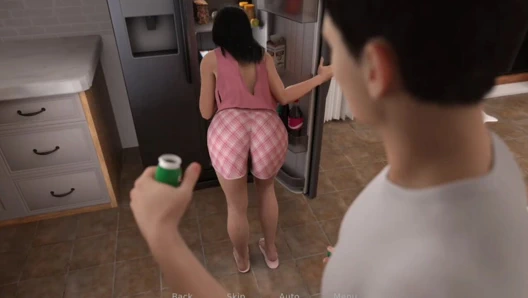 Conversation with beautiful sexy mature MILF