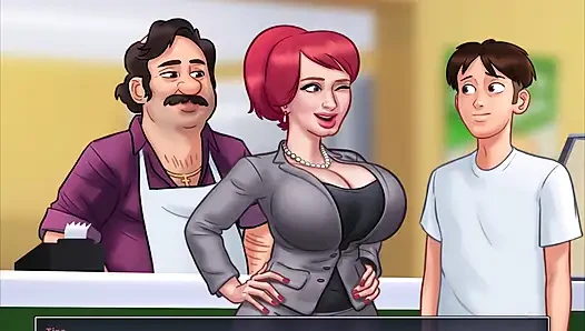 Yaz mevsimi efsanesi - Jenny'nin göğüslerini emiyor