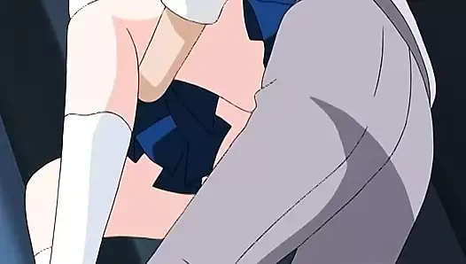 Belki bir ağız dolusu boşalmak kızın inlemesini susturabilir - hentai seks