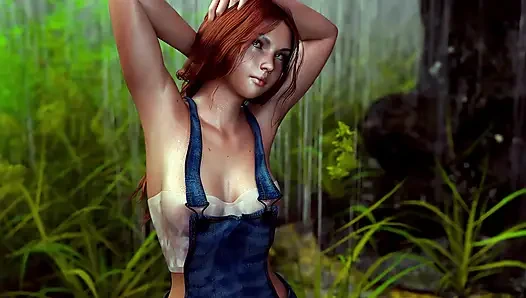 Aşk 8. sezon: alex-nina mağara yağmuru göğüslerini ortaya çıkarıyor ve ilk sikiş