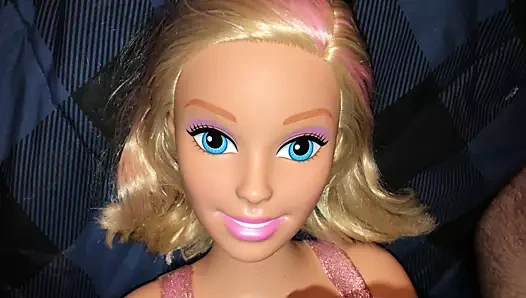 Cum üzerinde barbie styling kafa 2