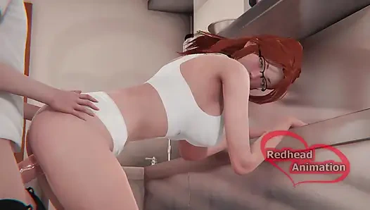 Üvey kız mutfakta sikiliyor