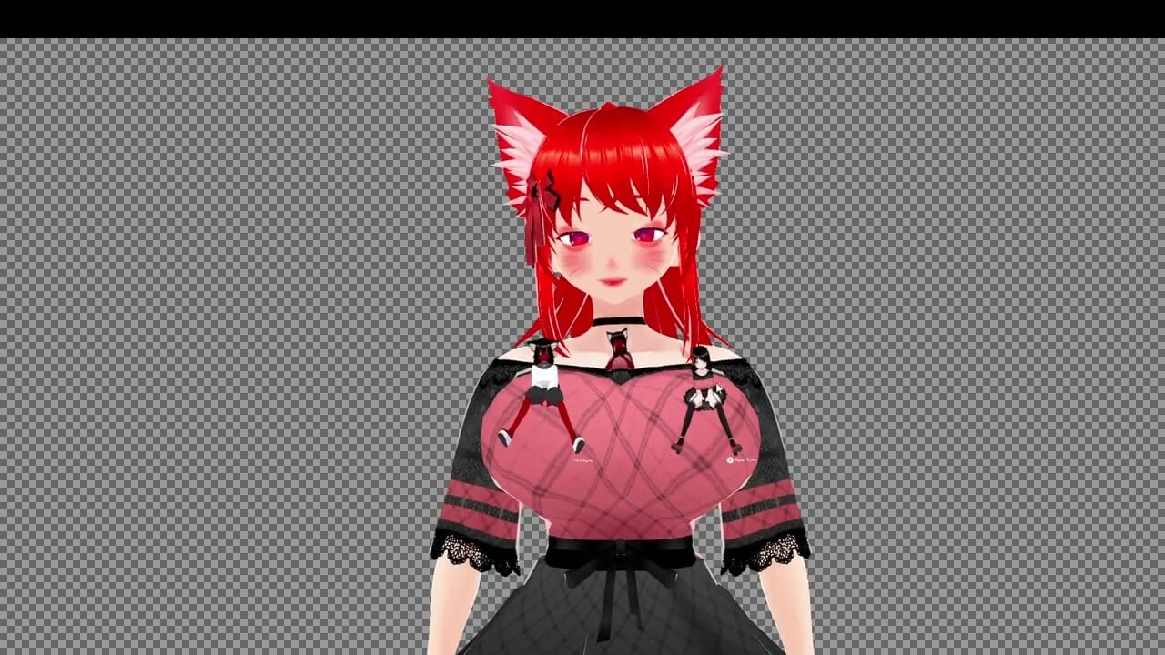 Пушистая великанша, vtuber, VSeeFace