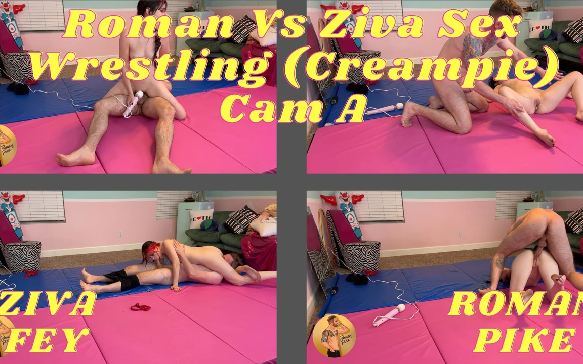 Roman vs ziva seks güreşi dölleme kamerası