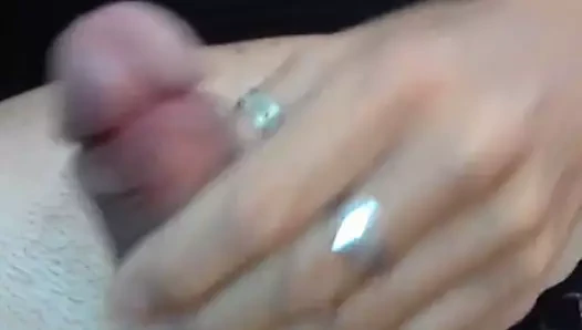 Jane jerkoff her cock