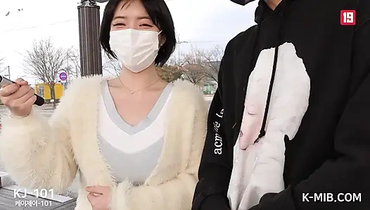 Korean Amateur her first original film as Pornstar