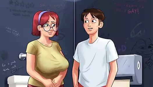 Üvey kız kardeş yaz mevsimi efsanesinde ateşli görünüyor bölüm 12