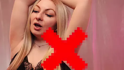 Kaybedenler için Pixel Porn. Kadın hakimiyeti ve sözlü aşağılama videosu. (Arya Grander)