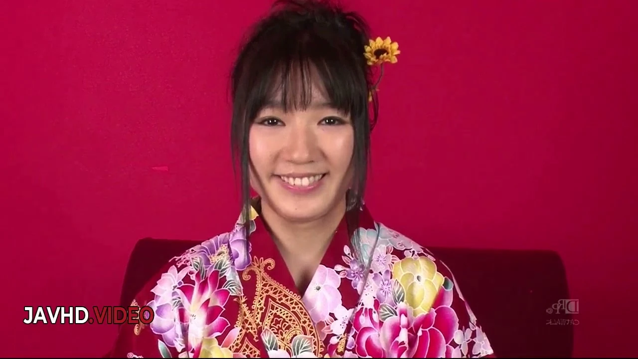 Chiharu’s Wet Kimono Threesome with Hot Blowjob and Creampie Finish