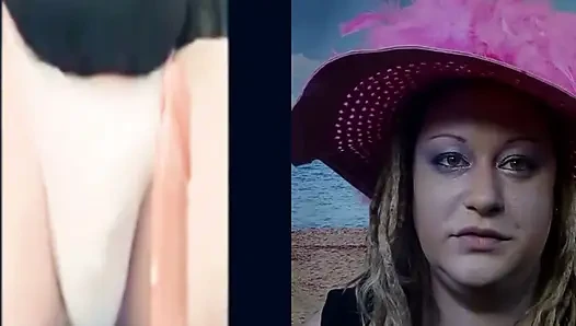 Eşcinsel kadın kılıklı kız için küçük penis aşağılayıcı