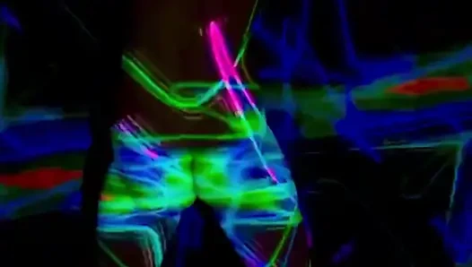 Naked disco girl