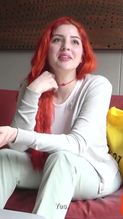 Dont be fooled by her cute face this THICK LATINA REDHEAD likes it ROUGH and sloppy | Clip 1