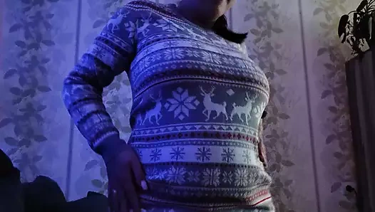 Noel kızı bana bir akşam sürprizi yapıyor