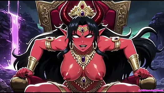 İblis kraliçesi azgın istiyor, ai animasyonu