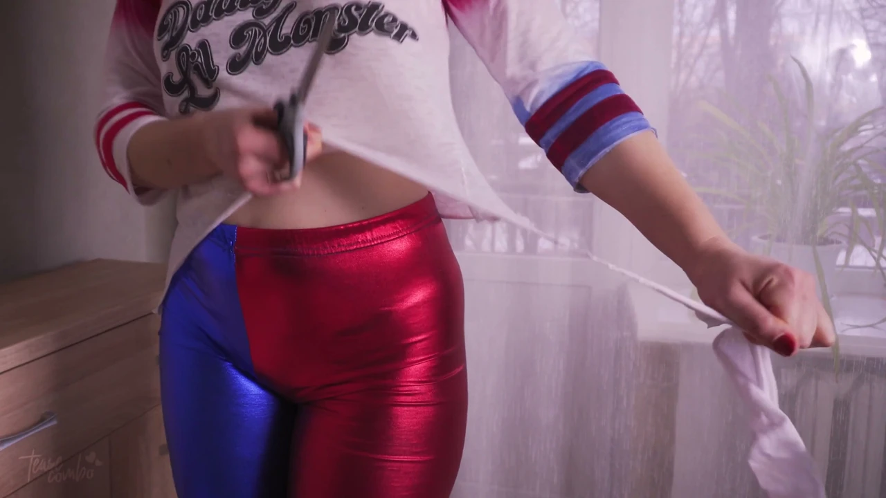 Harley Quinn Cuts off Her Favorite Outfit Piece by Piece