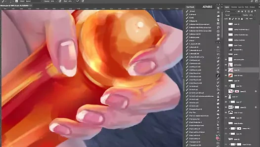 Mirana (dota 2) nsfw çizim zaman atlamalı bölüm3