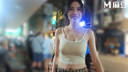 ModelMedia Asia - New Pornstar Wan Fei-The shy female clerk from the snack stand