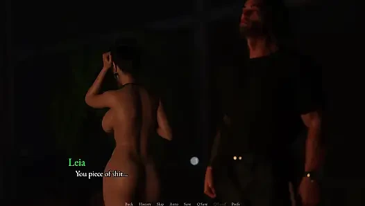 Her şey başladığı yerde 17 William Fingers Miru'yu yalıyor ve sonra leia göğüslerine basıyor