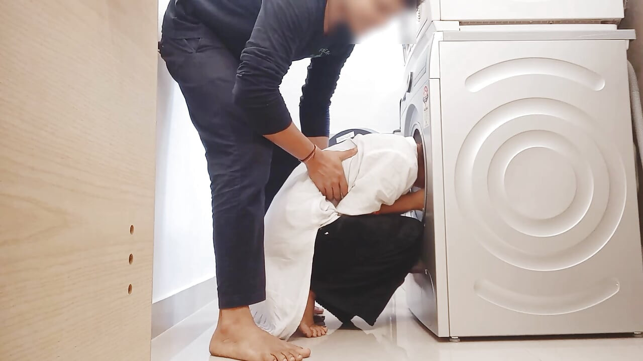Indian girl stuck in washing machine the boy took advantage new sex video 2025