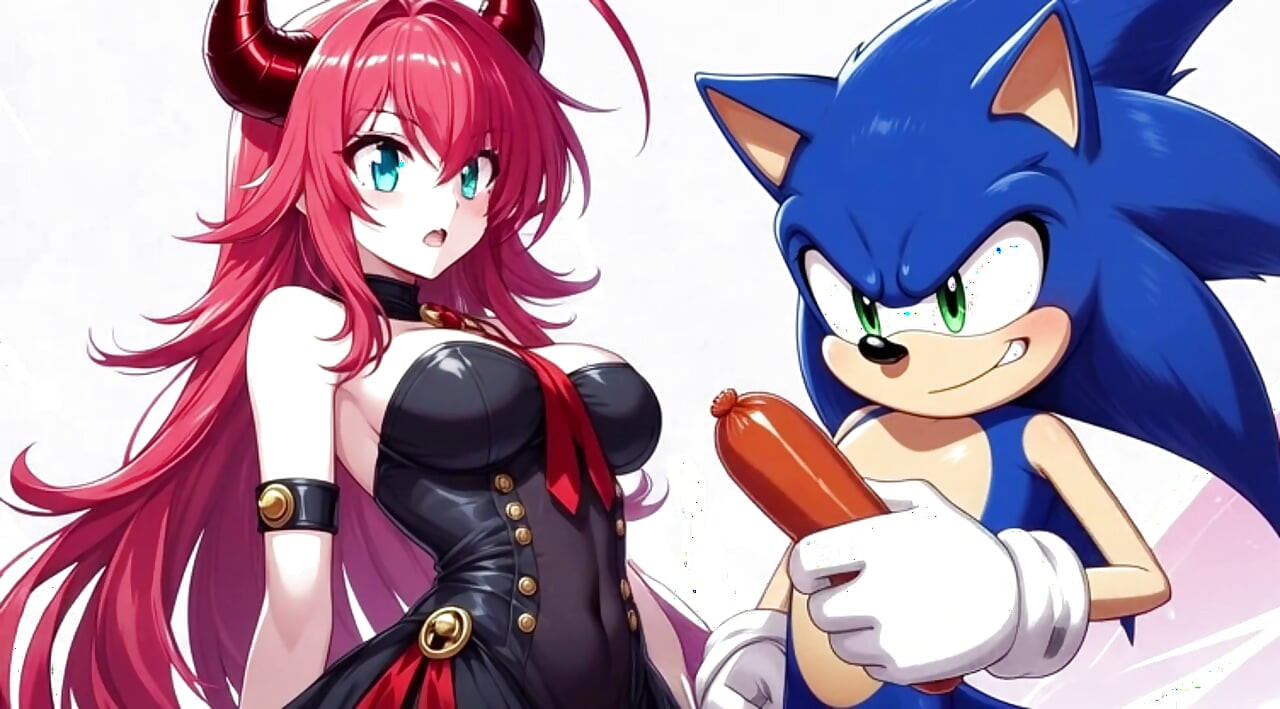 Provocative game in animated scene