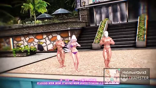 Mmd r18 haku koshitantan subs ile seks dansı – 3d hentai