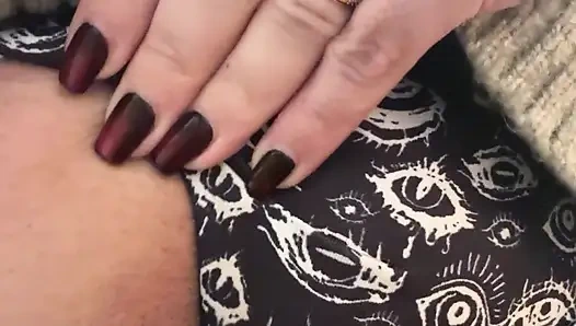 Üvey baba için boşalıyor