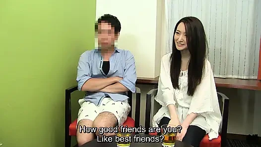 Gerçek Japon arkadaşlar ilk kez birlikte seks yapıyor